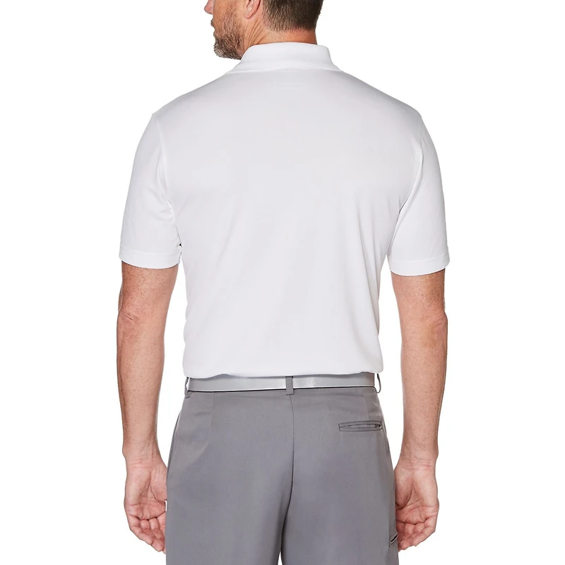 Ben Hogan Men's Performance Solid Ventilated short Sleeve Polo Shirt