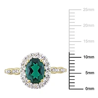 Miabella 1-5/8 Carat T.G.W. Created Emerald