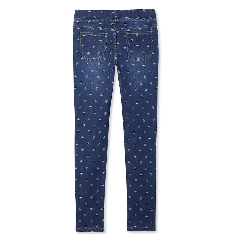 George Girls' Printed Denim Jegging