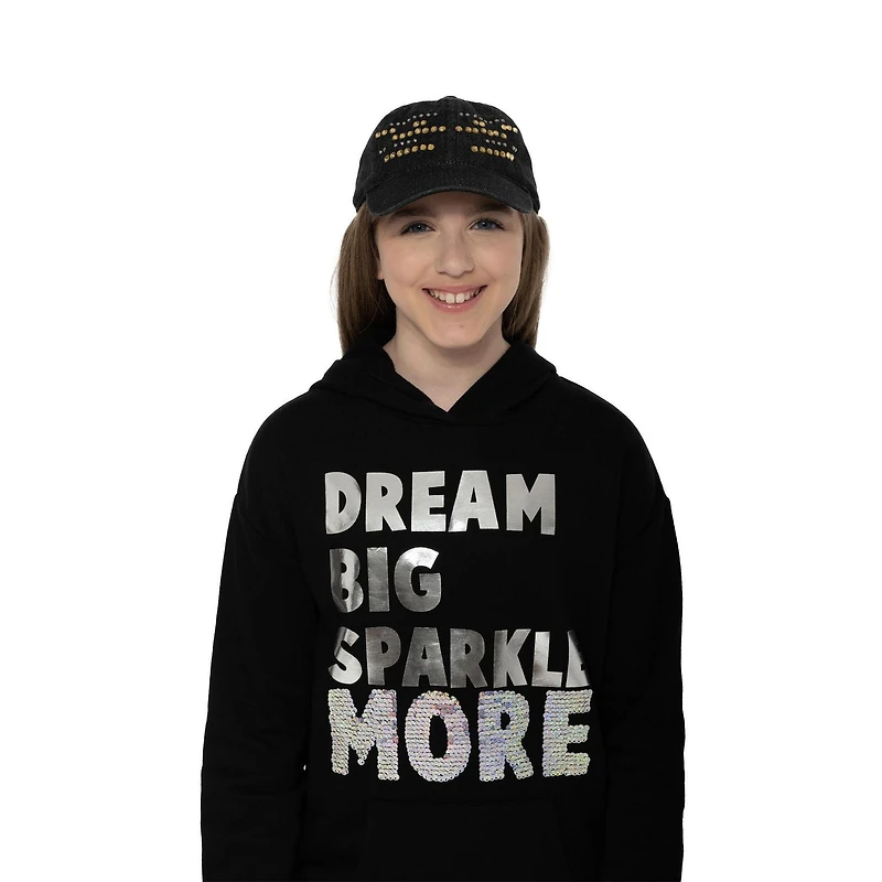 Sweat à capuche Sparkle More pour enfants Mini Pop pour fille