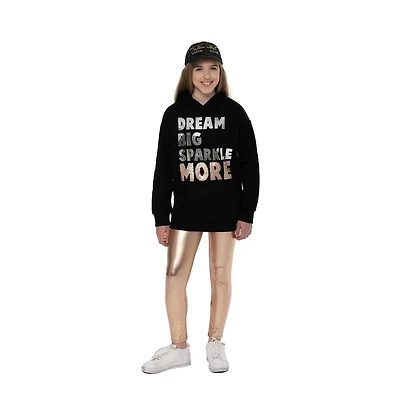 Sweat à capuche Sparkle More pour enfants Mini Pop pour fille