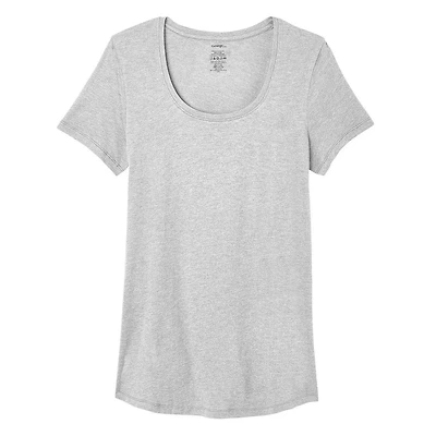 T-shirt chiné à encolure dégagée George pour femmes