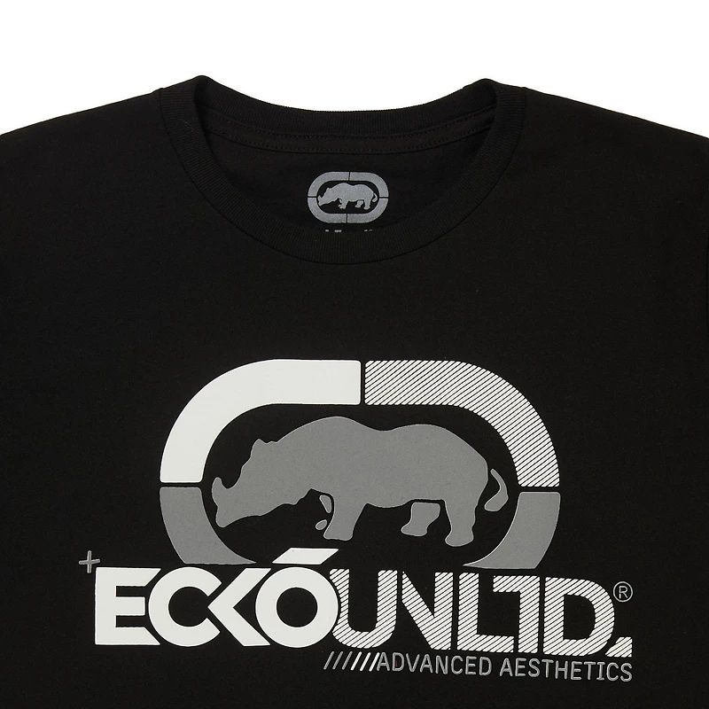 Ecko Unltd. T-shirt à col rond à manches courtes pour homme graphique personnalisé