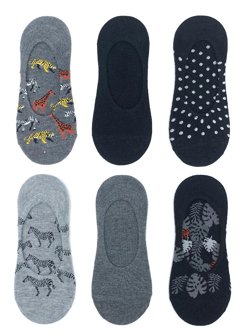 Women's Summer Liner Socks, 6-Pack