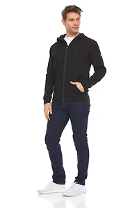 Sweat à capuche et zip intégral Swiss Tech grand froid homme