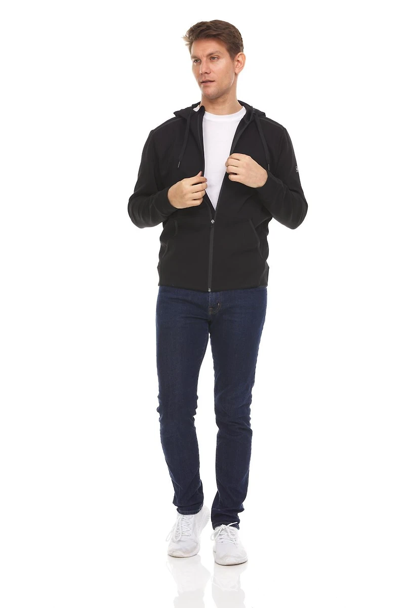 Sweat à capuche et zip intégral Swiss Tech grand froid homme