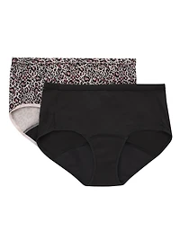 Hanes Women's P2 Fresh & Dry Light Leaks Briefs, Size: S-XXL