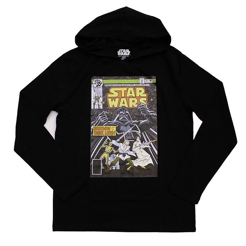 Men's Star Wars hooded sweatshirt.