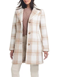Sam & Libby Women's Faux Wool Coat
