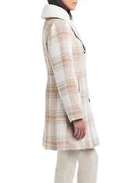 Sam & Libby Women's Faux Wool Coat