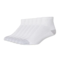 Hanes Men's P6 Cushion Odor Protection Ankle Socks, Size 6-12
