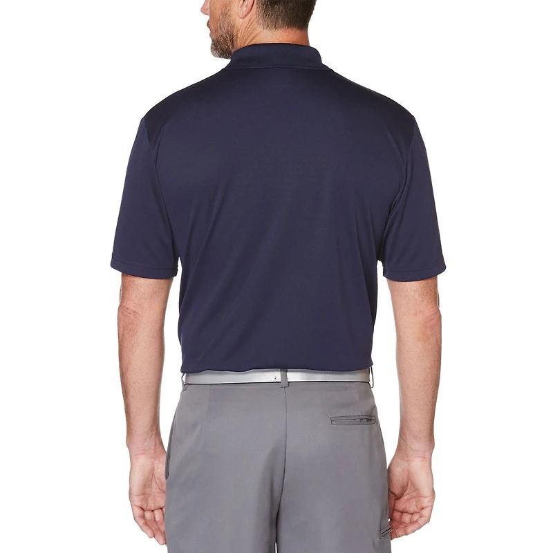 Ben Hogan Men's Performance Solid Ventilated short Sleeve Polo Shirt