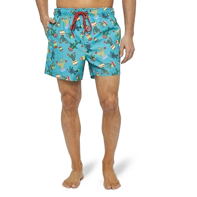 George Men's Printed Swim Shorts