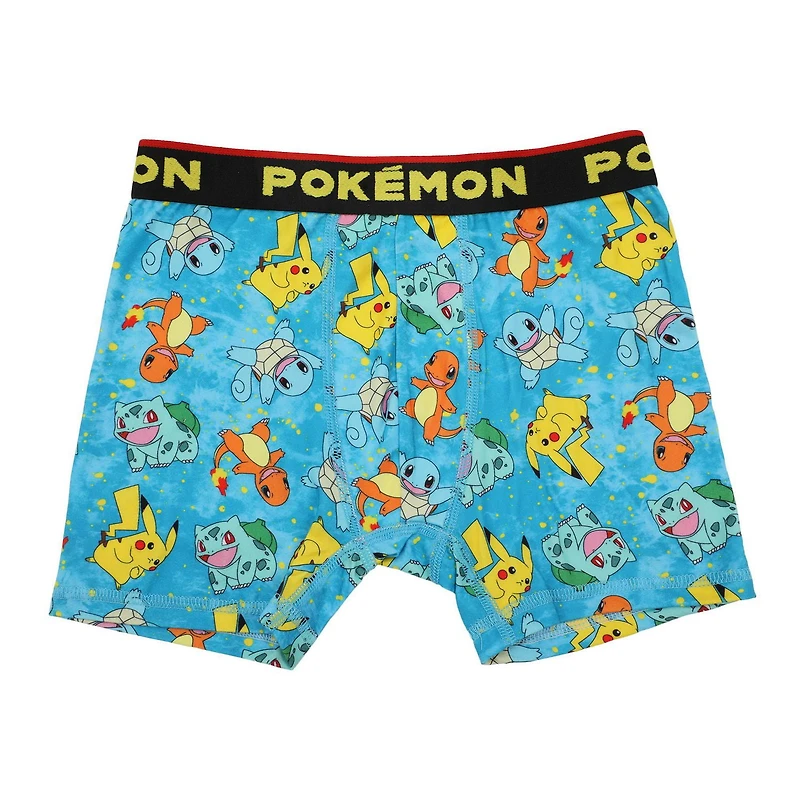 Pokemon Boys 2 Pack Boxers, Sizes: XS-L