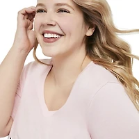 George Plus Women's V-Neckline Night Shirt