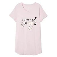 George Plus Women's V-Neckline Night Shirt