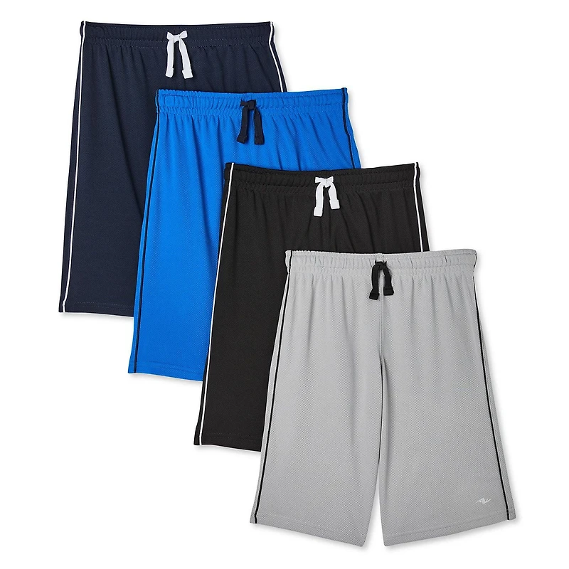 Lot de 4 shorts en tricot Athletic Works pour garçons