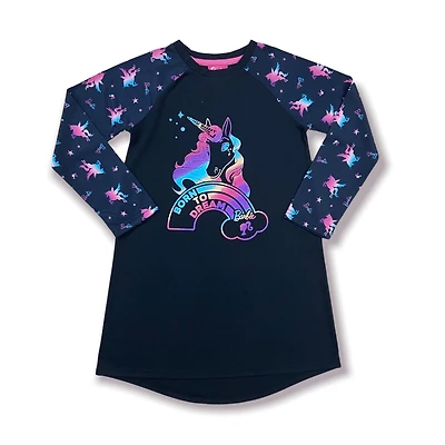 Barbie Girls long sleeve short nightgown