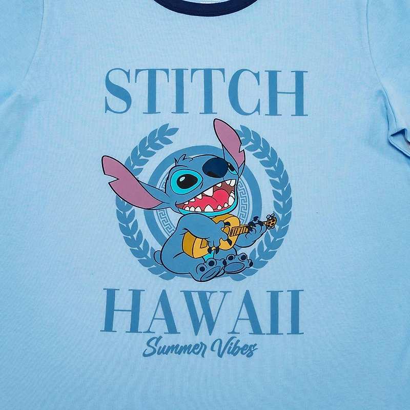 Ladies Disney Lilo & Stitch Hawaii Vibes Short Sleeve T-Shirt