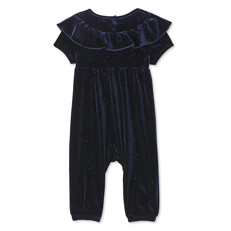 Barboteuse avec épaules à volants George pour bébés filles