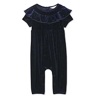 Barboteuse avec épaules à volants George pour bébés filles