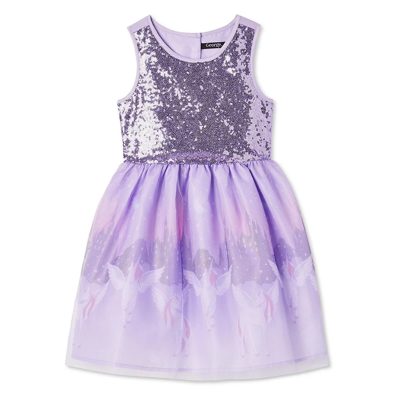 Robe sans manches avec paillettes George pour filles