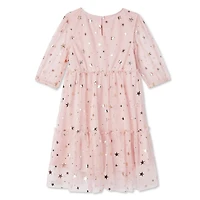 George Girls' Tiered Star Dress