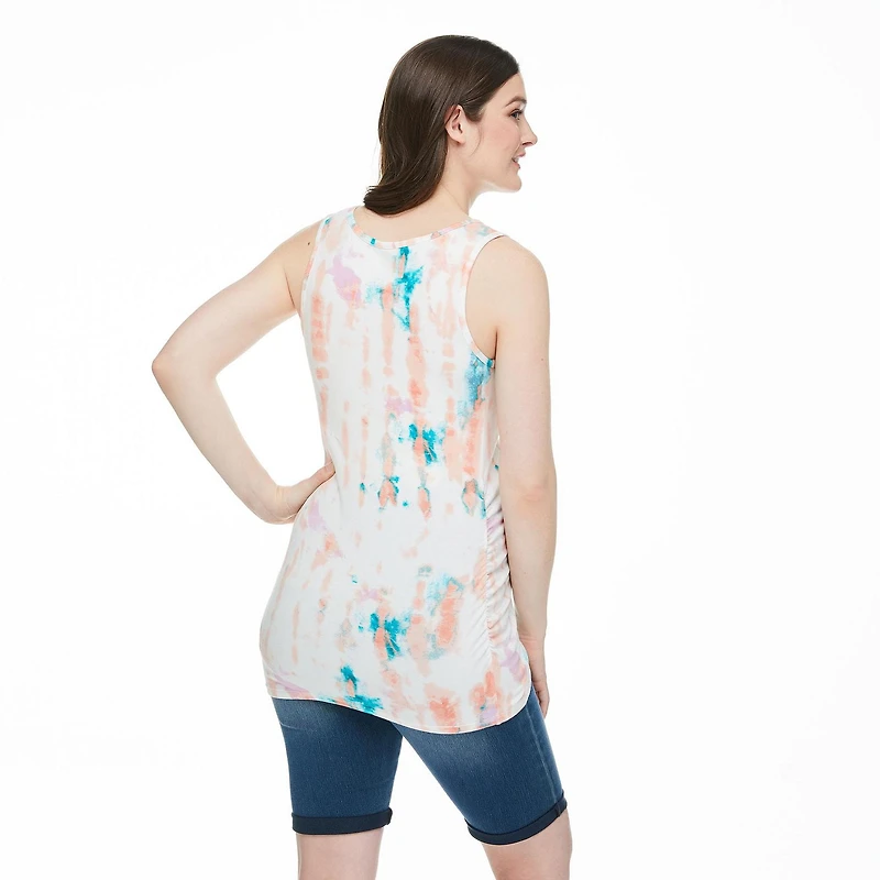 Débardeur aux côtés ruchés Paisley Sky Maternité