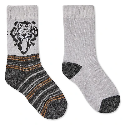 Lot de 2 paires de mi-chaussettes isothermes Athletic Works pour garçons