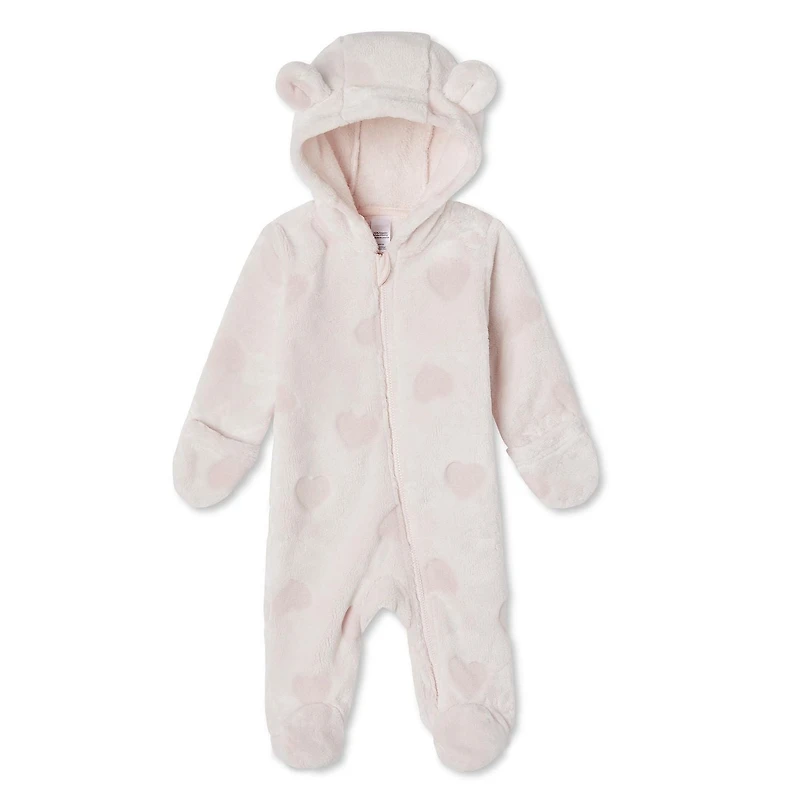 Grenouillère avec capuchon George pour bébés filles