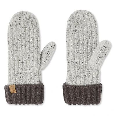 Mitaines en fausse laine angora Canadiana unisexes pour enfants