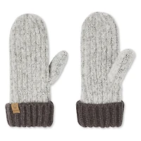 Mitaines en fausse laine angora Canadiana unisexes pour enfants