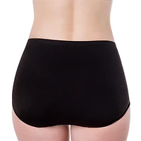 Elita Silk Magic Women's Microfiber Full High Cut Brief Underwear