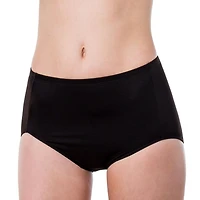 Elita Silk Magic Women's Microfiber Full High Cut Brief Underwear