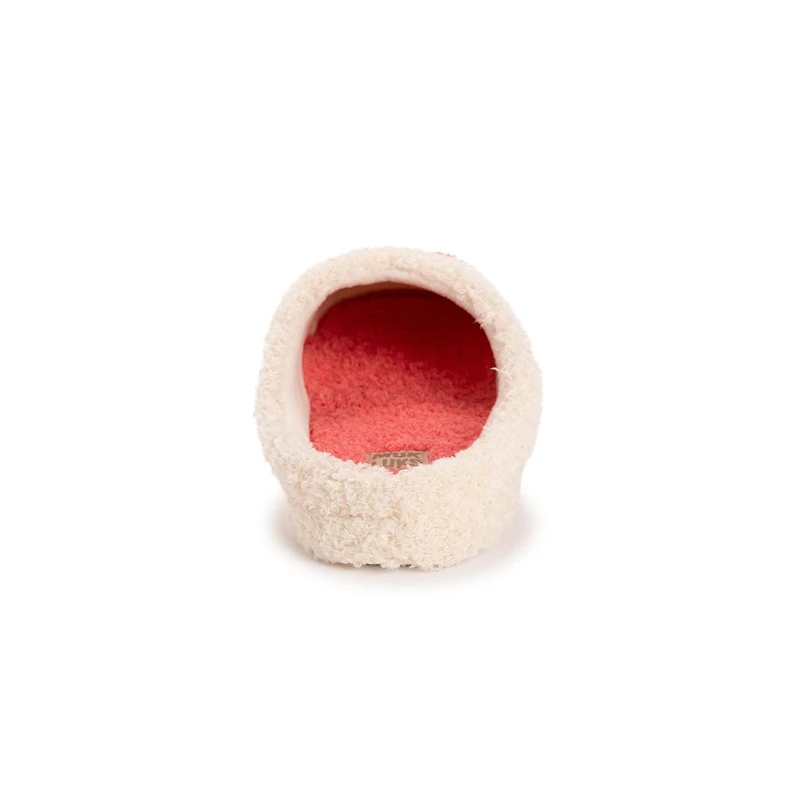 MUK LUKS Ladies Daisy Cozy Print Slipper White