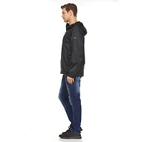 Swiss Tech Mens Hooded Waterproof Rain Jacket