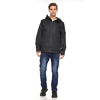 Manteau de pluie hydrofuge avec capuchon Swiss Tech pour hommes