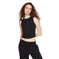 No Boundaries Women's Rib Tank Top, Sizes XS-XXL