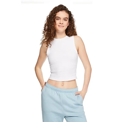 No Boundaries Women's Rib Tank Top, Sizes XS-XXL