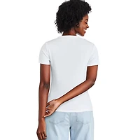 T-shirt côtelé à manches courtes George pour femmes