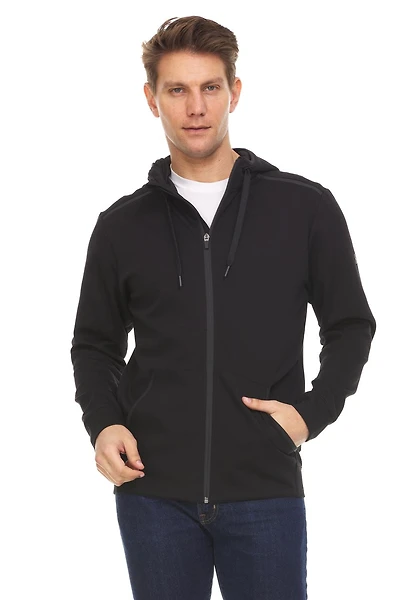 Swiss Tech Men's Full Zip Mega Fleece Hoodie