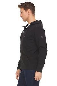 Sweat à capuche et zip intégral Swiss Tech grand froid homme