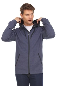 Sweat à capuche et zip intégral Swiss Tech grand froid homme