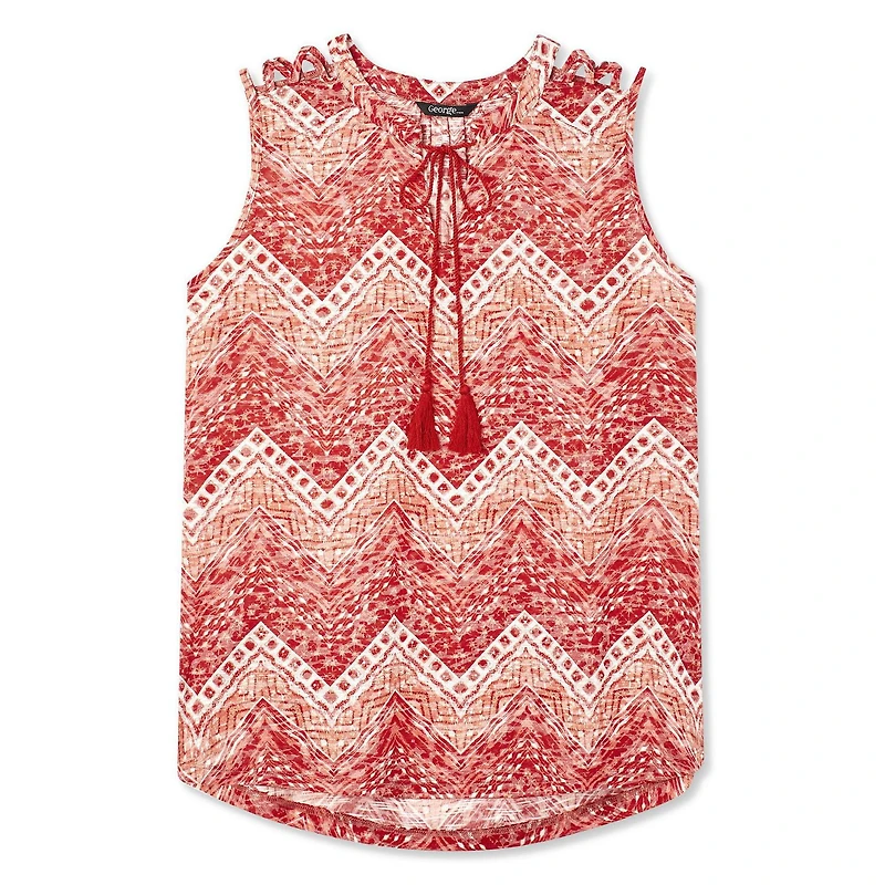 George Women's Burnout Sleeveless Top