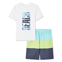 Ensemble de 2 pièces avec haut anti-UV George pour garçons