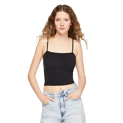No Boundaries Women's Cropped Cami, Sizes XS-XXL