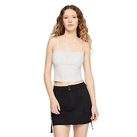 Camisole écourtée No Boundaries pour femmes Tailles TP–TTG