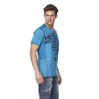 Dark Black Tee-Shirt graphique à manches courtes pour hommes