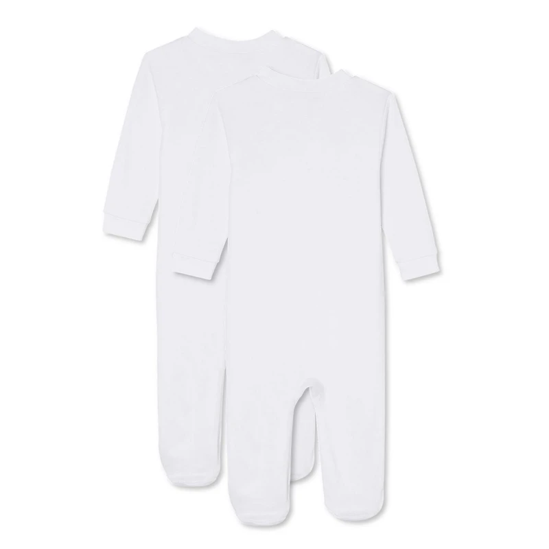 George Infants' Unisex Layette 100% Cotton 2-Pack Sleeper