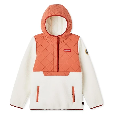 Canadiana x RCGS Girls' Sherpa Hoodie Popover